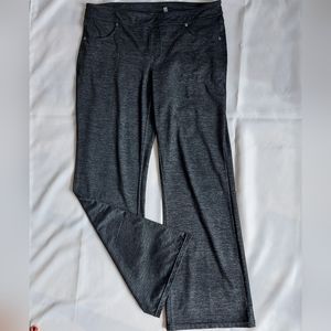 Athleta Black stretch jean type pants. Xlarge.